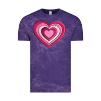 Cloud Purple sweet heart olivia Vintage Tee - OliviaCreatesArt