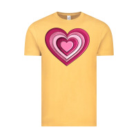 Vintage Mustard sweet heart olivia Vintage Tee - OliviaCreatesArt