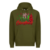 Army Green my first Christmas Premium Hoodie - CowhideDigitalArt