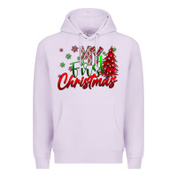 Lilac my first Christmas Premium Hoodie - CowhideDigitalArt