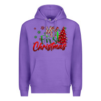 Purple my first Christmas Premium Hoodie - CowhideDigitalArt