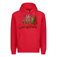 Red my first Christmas Premium Hoodie - CowhideDigitalArt