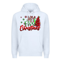 White my first Christmas Premium Hoodie - CowhideDigitalArt