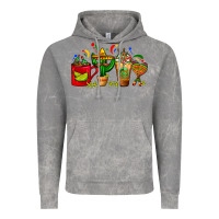 Mexico Coffee Cups With Cactus Sombrero And Maraca Vintage Hoodie | Teevron