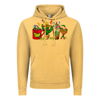 Vintage Mustard Mexico Coffee Cups With Cactus Sombrero And Maraca Vintage Hoodie - FaDigitalArtStudio