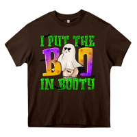 Chocolate Brown I Put The Boo Heavy Core Tee - texasbilliewilder