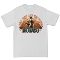 Dove Grey And they call the thing rodeo bull bullfighter Premium Tee - HowdyJamesFarm