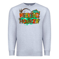 Heather Grey weekend hooker Premium Sweatshirt - AdoDesignShop