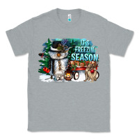 Heather Grey its freezin season Classic Tee - CowGirlArtShop