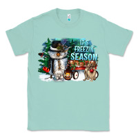 Seafoam its freezin season Classic Tee - CowGirlArtShop