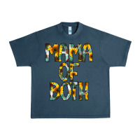 Midnight Navy Mama of Both Urban Heavy Tee - CowCowDesign