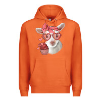 Carrot cute baby lamb valentines day Premium Hoodie - Jasminsmagicworld