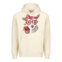 Sandshell cute baby lamb valentines day Premium Hoodie - Jasminsmagicworld