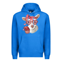 True Royal cute baby lamb valentines day Premium Hoodie - Jasminsmagicworld