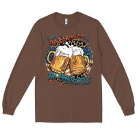 Chestnut I'm not drunk i'm patriotic Long Sleeve Tee - FaDigitalArtStudio