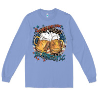 Colony Blue I'm not drunk i'm patriotic Long Sleeve Tee - FaDigitalArtStudio