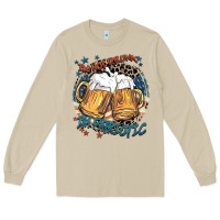 Mushroom I'm not drunk i'm patriotic Long Sleeve Tee - FaDigitalArtStudio