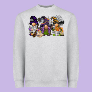 Halloween Gnomies Heavyweight Sweatshirt Designed By Barkaloodesign