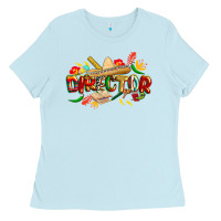 Baby Blue cinco de mayo director Ladies Tee - CowGirlArtShop