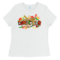 White cinco de mayo director Ladies Tee - CowGirlArtShop