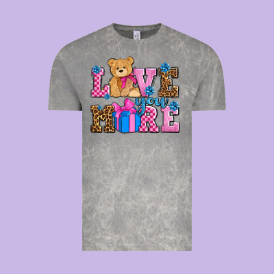 Love You More Olivia Vintage Tee Designed By Oliviacreatesart