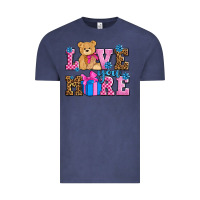 Vintage Denim love you more olivia Vintage Tee - OliviaCreatesArt