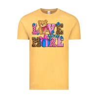 Vintage Mustard love you more olivia Vintage Tee - OliviaCreatesArt