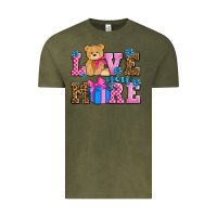 Vintage Olive love you more olivia Vintage Tee - OliviaCreatesArt