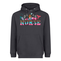 Nurse With Race And  Equipment Heavyweight Hoodie | Teevron
