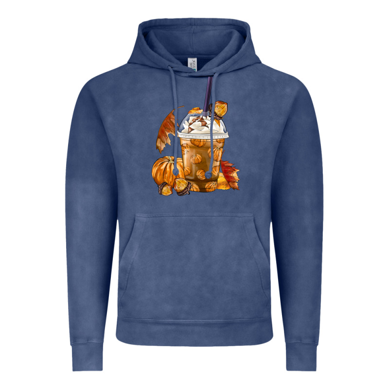 Pumpkin Spice Coffee Vintage Hoodie by FaDigitalArtStudio | Teevron