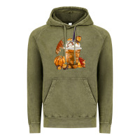 Vintage Olive Pumpkin Spice Coffee Vintage Hoodie - FaDigitalArtStudio