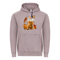 Vintage Zinc Pumpkin Spice Coffee Vintage Hoodie - FaDigitalArtStudio