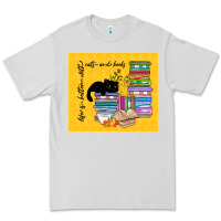 Life Is Better With Cats And Books Premium Tee | Teevron