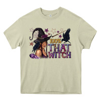 Mossy 100% That Witch Black Afro Witch Heavy Core Tee - texasbilliewilder