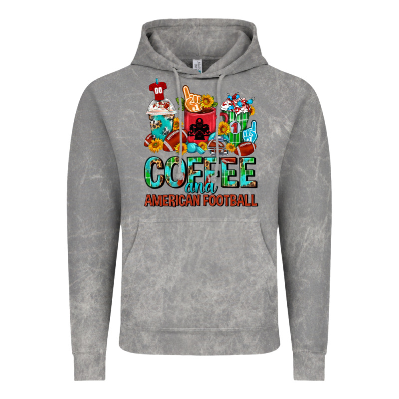 Coffee And American Football Coffee Cups Vintage Hoodie by FaDigitalArtStudio | Teevron