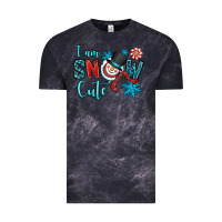 Cloud Black i am snow cute Vintage Tee - OliviaCreatesArt