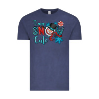Vintage Denim i am snow cute Vintage Tee - OliviaCreatesArt