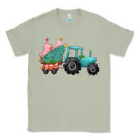 Matcha Christmas tree tractor Classic Tee - CowGirlArtShop