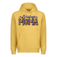 Antique Gold American mama Premium Hoodie - CowhideDigitalArt