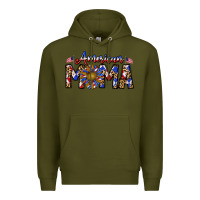 Army Green American mama Premium Hoodie - CowhideDigitalArt