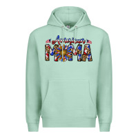 Seafoam American mama Premium Hoodie - CowhideDigitalArt