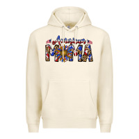 Tofu American mama Premium Hoodie - CowhideDigitalArt