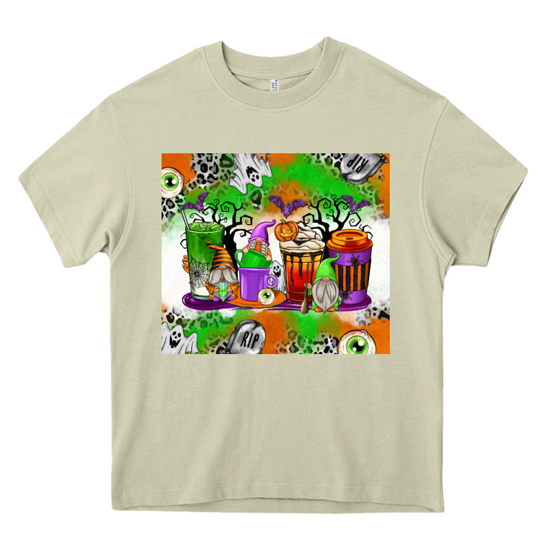 Halloween Coffee Cups Heavy Core Tee by texasbilliewilder | Teevron