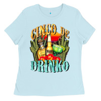 Cinco De Drinko Cinco De Mayo Ladies Tee | Teevron