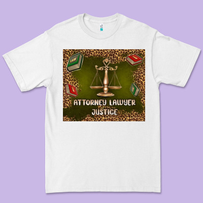 Attorney Lawyer Justice Premium Tee Designed By Tumblerdesignbyshophia