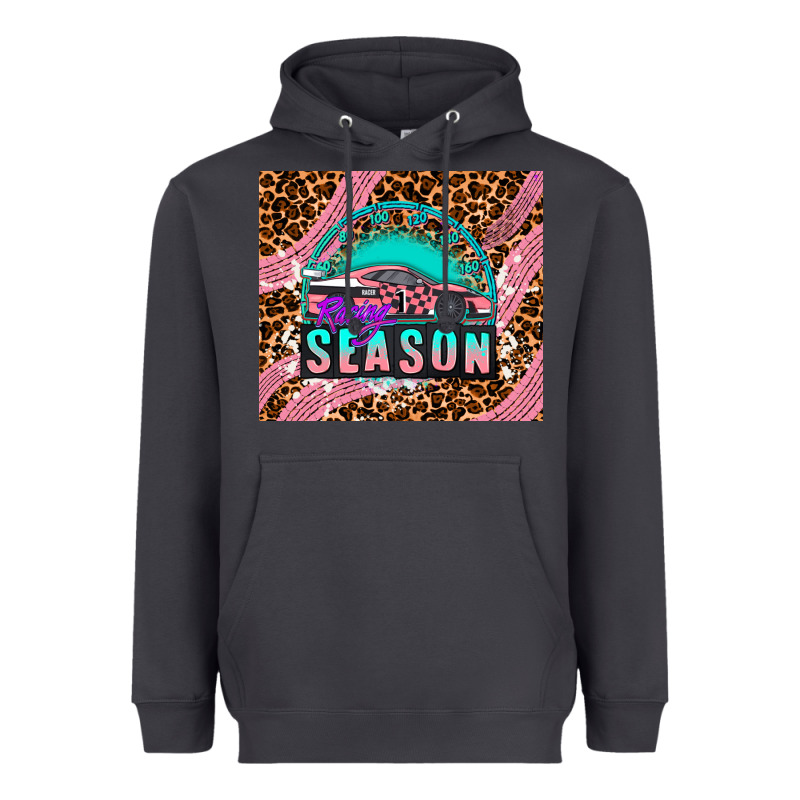 Pink Racing Car Heavyweight Hoodie by AdoDesignShop | Teevron