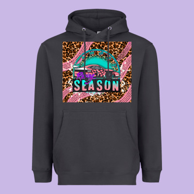 Pink Racing Car Heavyweight Hoodie Designed By Adodesignshop