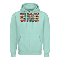 Seafoam dog mom english bulldog license plate template Zipper Hoodie - BarkalooDesign