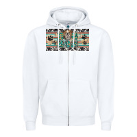 White dog mom english bulldog license plate template Zipper Hoodie - BarkalooDesign