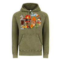 Vintage Olive Firefighter Coffee Cups Vintage Hoodie - FaDigitalArtStudio